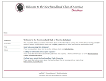 Tablet Screenshot of ncadatabase.org